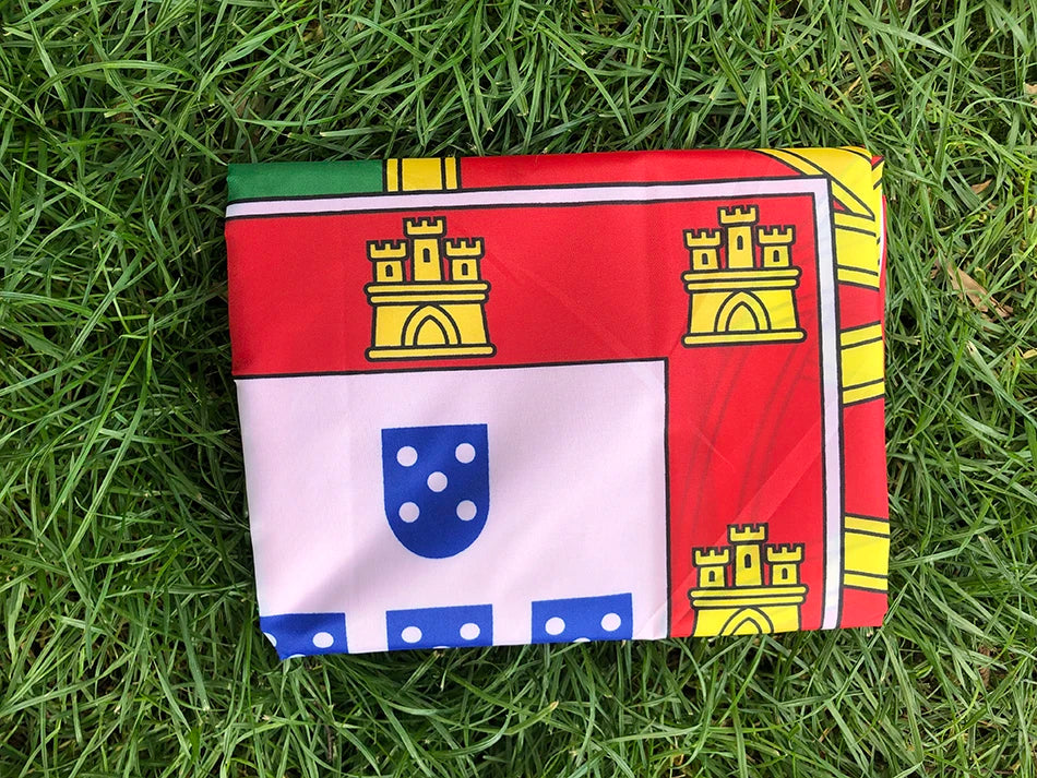 Bandeira de Portugal 90x150cm - Poliéster de Alta Qualidade