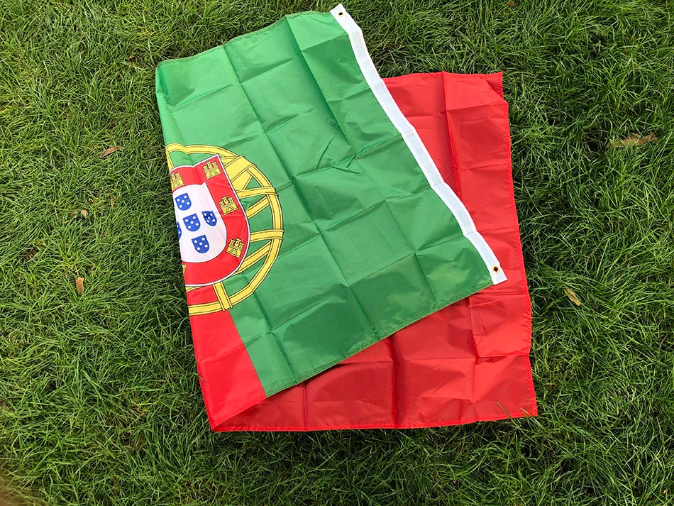 Bandeira de Portugal 90x150cm - Poliéster de Alta Qualidade