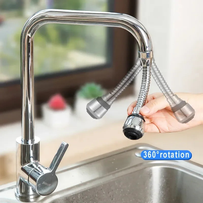 Extensor de Torneira 360° Rotativo – Alta Pressão & Poupador de Água